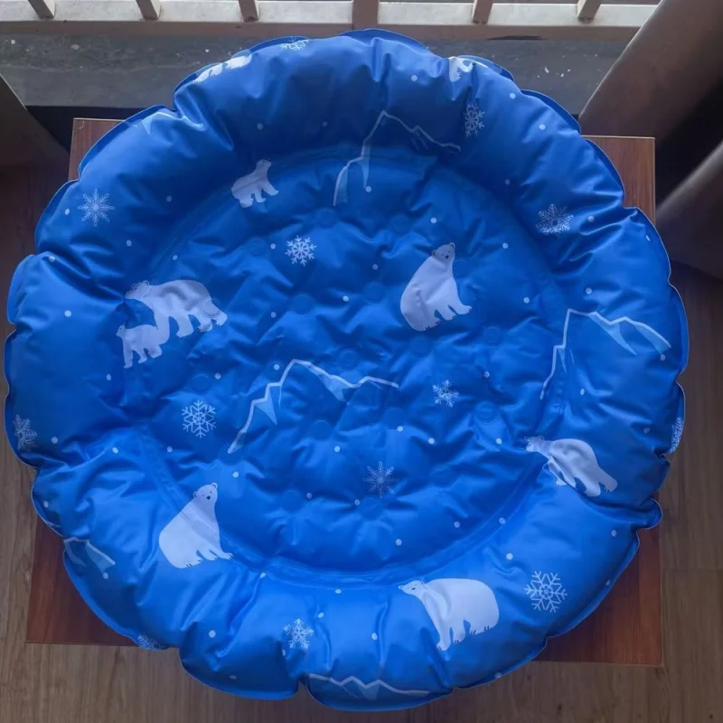 Round Pet Cooling Bed with Gel Cushion - Wholesale Pet Supplies Sourcing - Xinji Pet Supplies