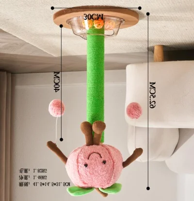 Fruit and Character Rotating Cat Scratching Posts - Wholesale Pet Supplies Sourcing - Xinji Pet Supplies