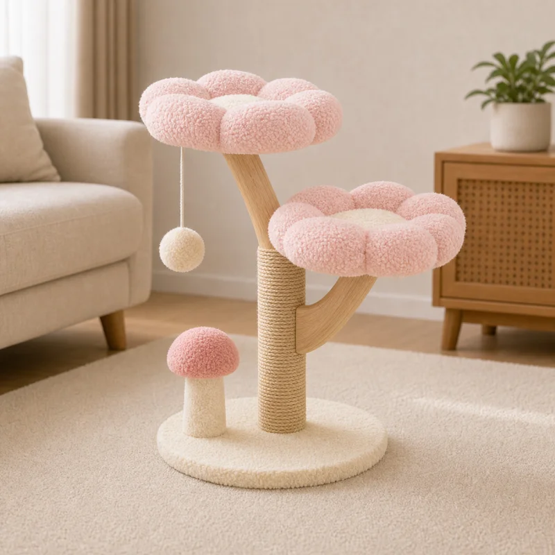 Decorative Themed Cat Trees and Flower Towers - Wholesale Pet Supplies Sourcing - Xinji Pet Supplies