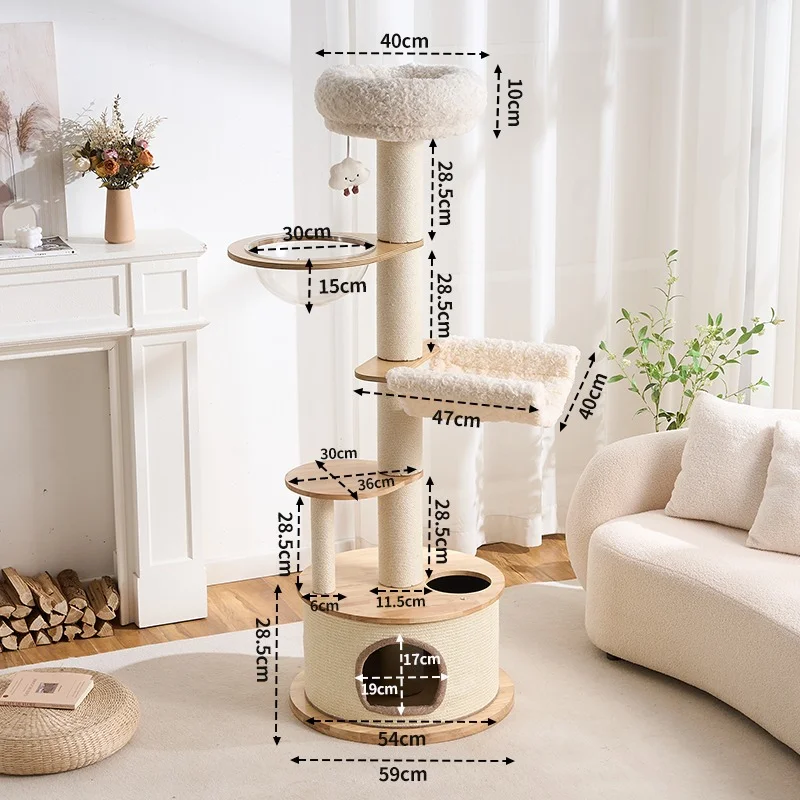 Multi-Level Cat Trees and Scratching Towers - style option 5