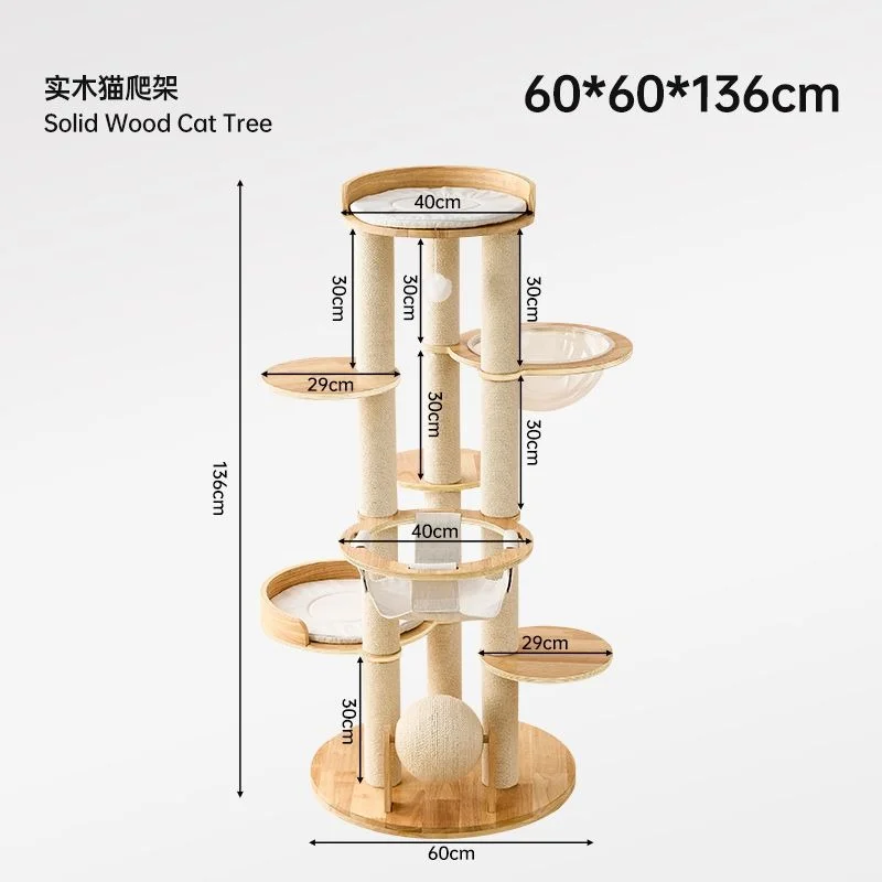 Acrylic Bubble Cat Trees and Space Capsule Towers - style option 2