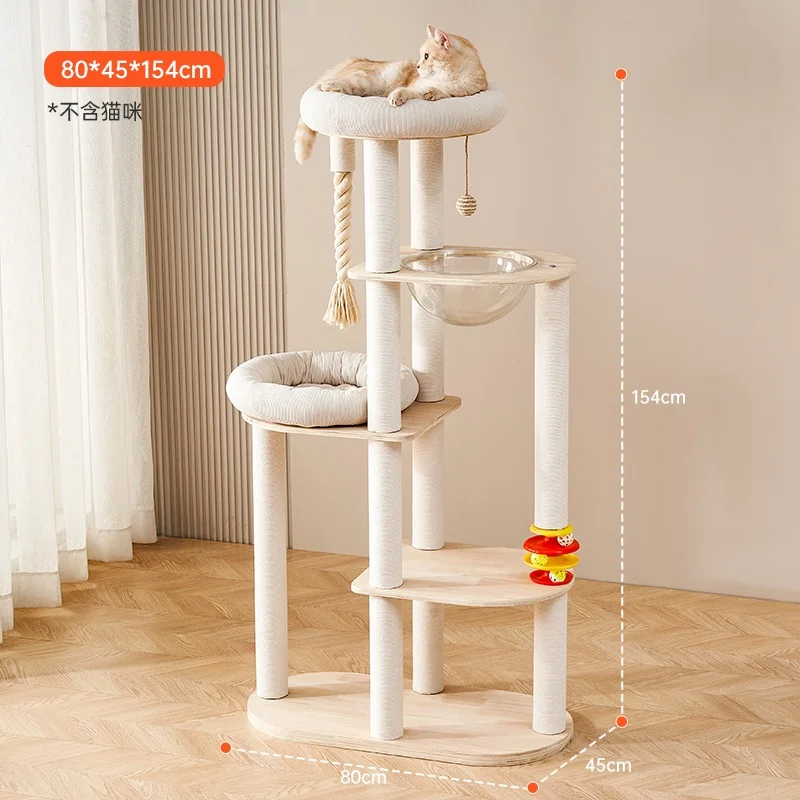 Acrylic Bubble Cat Trees and Space Capsule Towers - style option 3