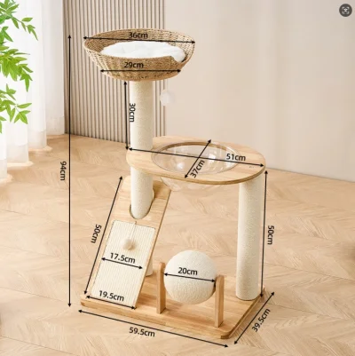 Acrylic Bubble Cat Trees and Space Capsule Towers - style option 9