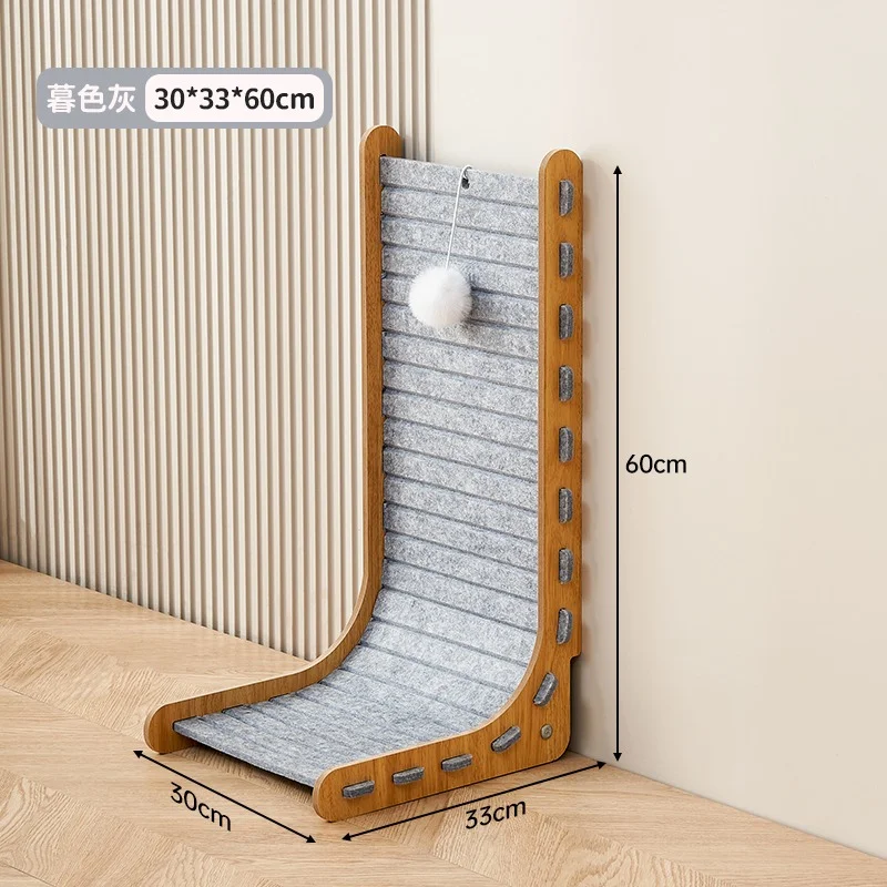 L-Shaped and Wall-Leaning Cat Scratchers - style option 1
