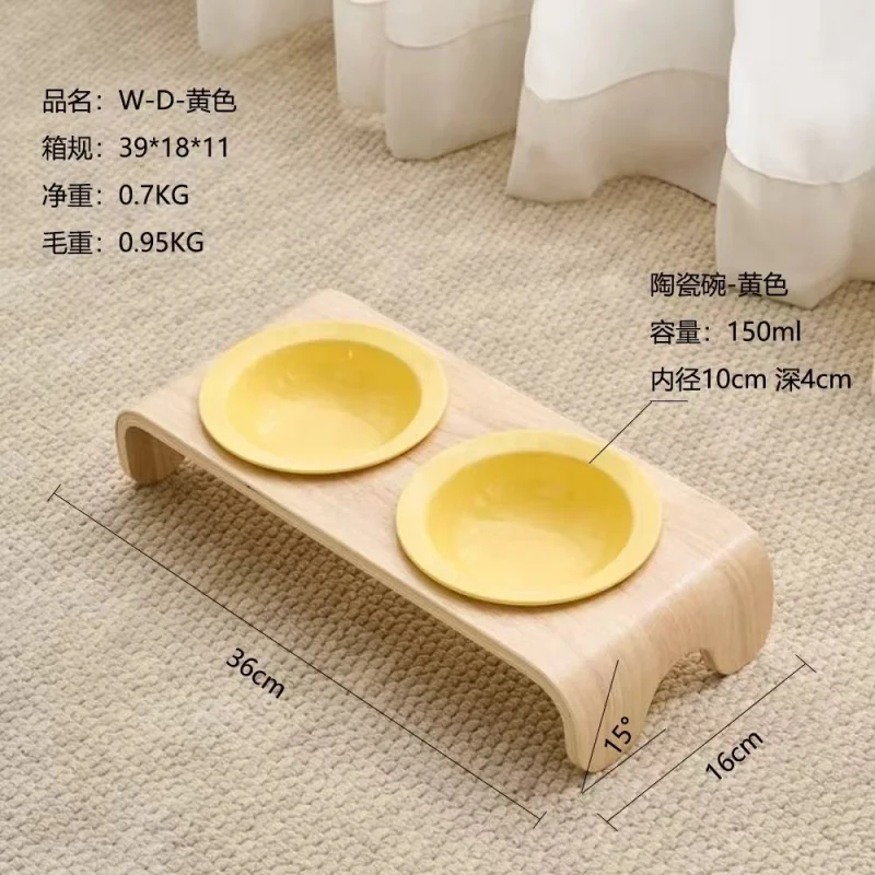 Cat Bowl Stands and Raised Feeding Stations - style option 3