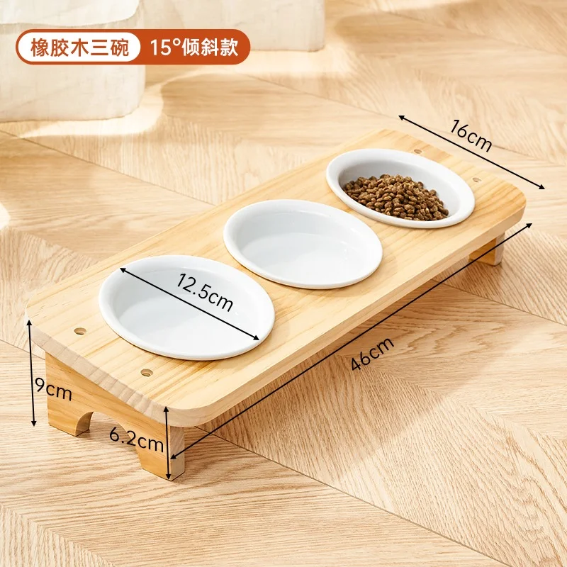 Cat Bowl Stands and Raised Feeding Stations - style option 4