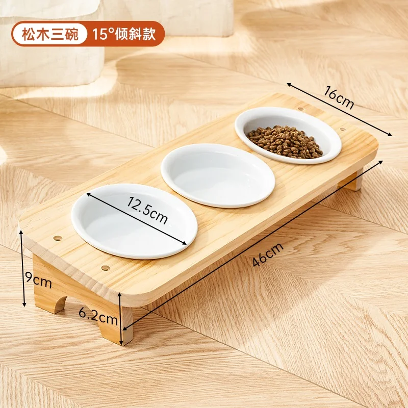 Cat Bowl Stands and Raised Feeding Stations - style option 5