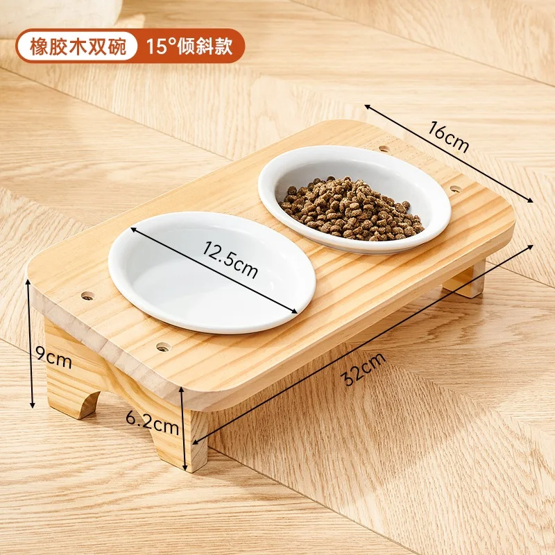 Cat Bowl Stands and Raised Feeding Stations - style option 6