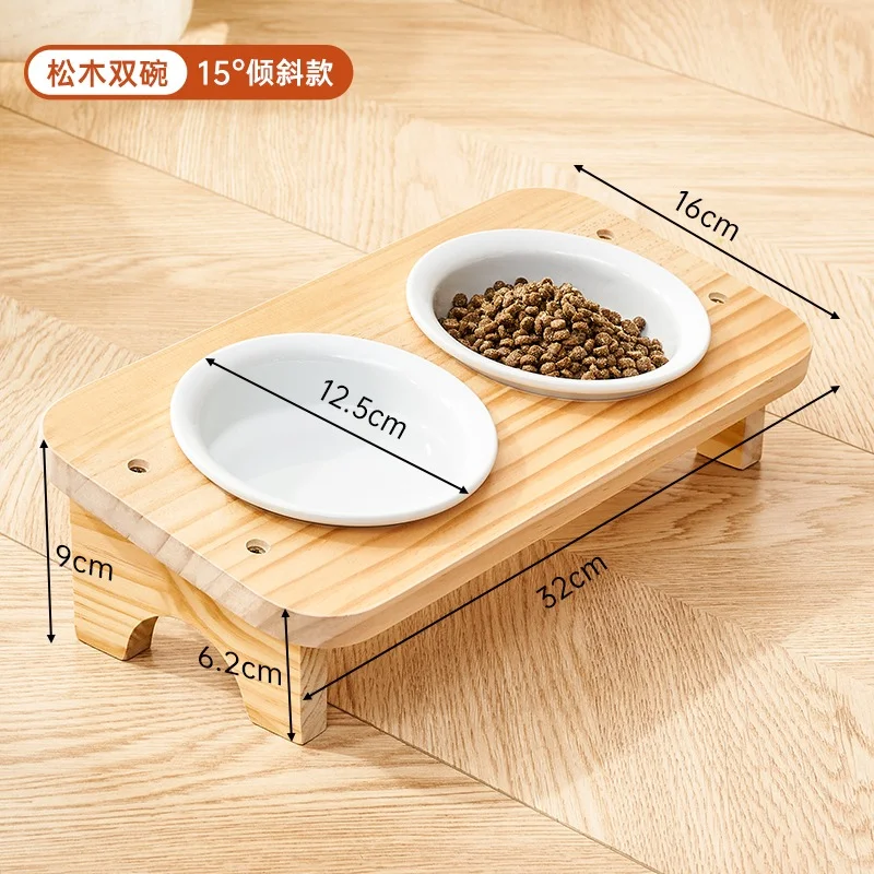 Cat Bowl Stands and Raised Feeding Stations - style option 7