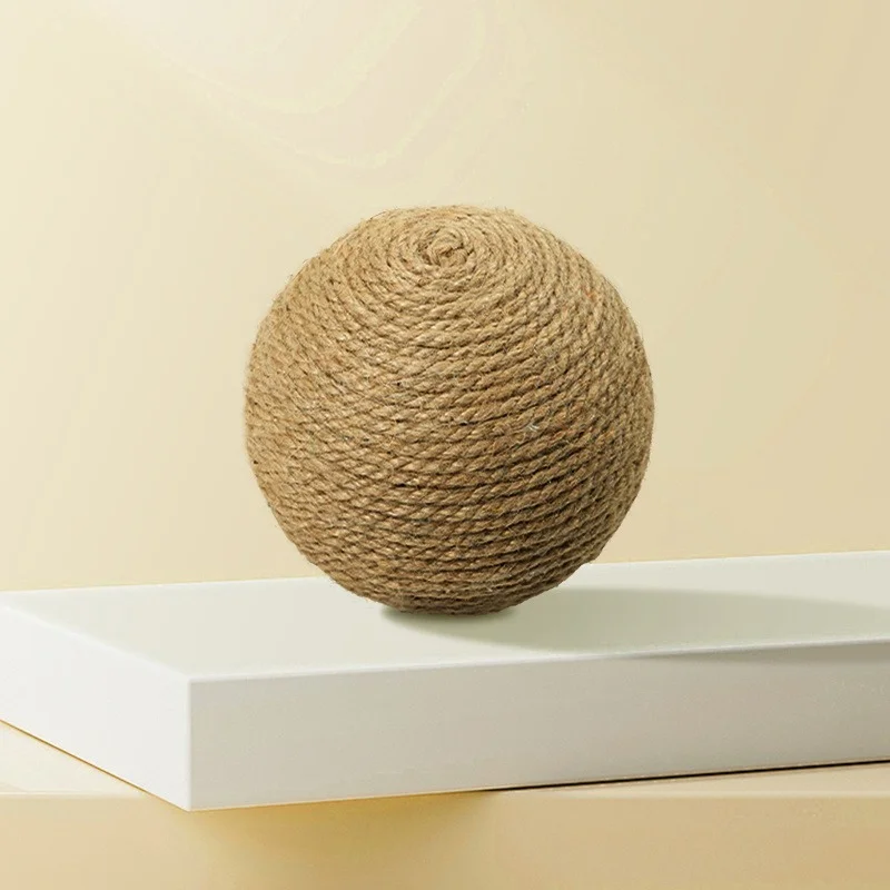 Sisal Cat Balls and Feather Cat Balls - style option 2