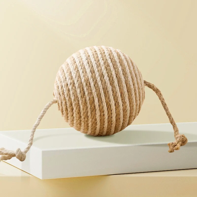 Sisal Cat Balls and Feather Cat Balls - style option 3