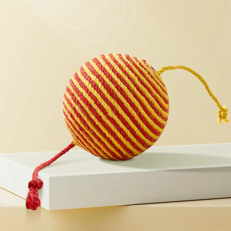 Sisal Cat Balls and Feather Cat Balls - style option 5