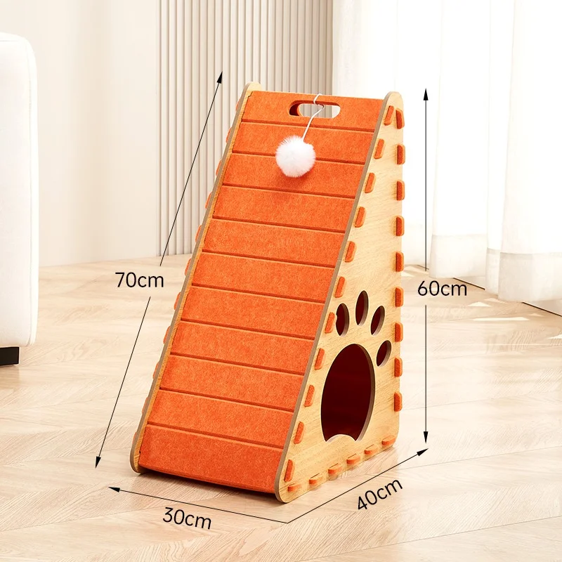 L-Shaped and Wall-Leaning Cat Scratchers - style option 1
