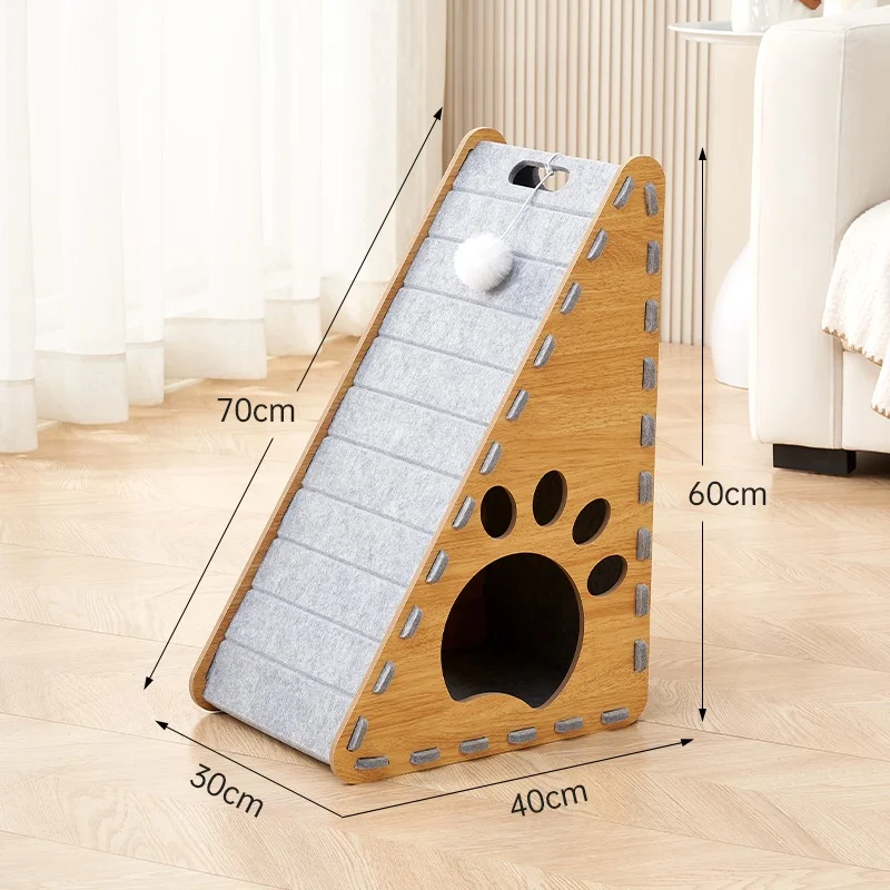 L-Shaped and Wall-Leaning Cat Scratchers - style option 4