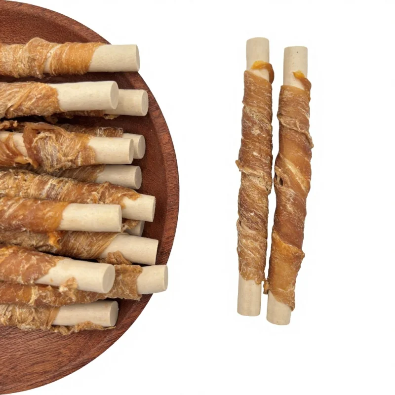 Wrapped Dog Chews and Meat Rolls - Wholesale Pet Supplies Sourcing - Xinji Pet Supplies