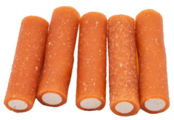 Shaped Dog Dental Chews Wholesale - JC09 Cheese Salmon Dental Chew