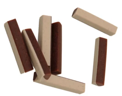 Shaped Dog Dental Chews Wholesale - JC11 Two-Tone Dental Chew