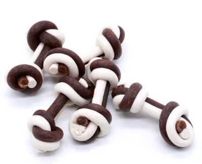 Shaped Dog Dental Chews Wholesale - JC30 Rope-Knotted Dental Chew