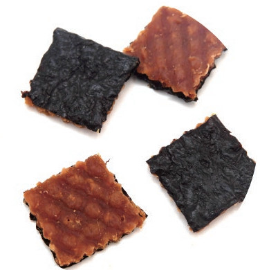 Chicken and Duck Jerky Dog Treats Wholesale - FG05S Seaweed Chicken Chunks