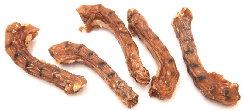 Chicken and Duck Jerky Dog Treats Wholesale - FG19C Air-Dried Chicken Neck