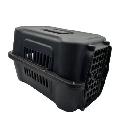 Plastic Pet Carriers Wholesale - Black plastic pet carrier