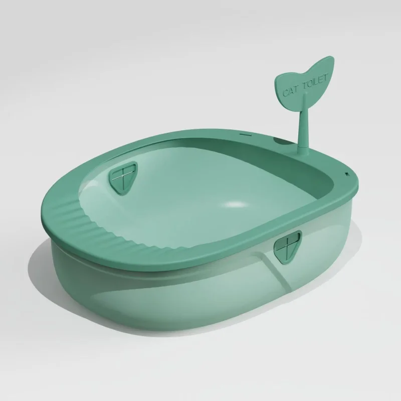 Plastic Cat Litter Boxes Wholesale - Whale-style open cat litter box