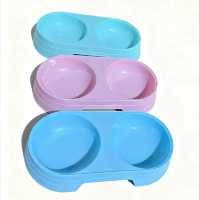 Plastic Pet Bowls and Double Feeding Bowls - Small plastic pet bowl