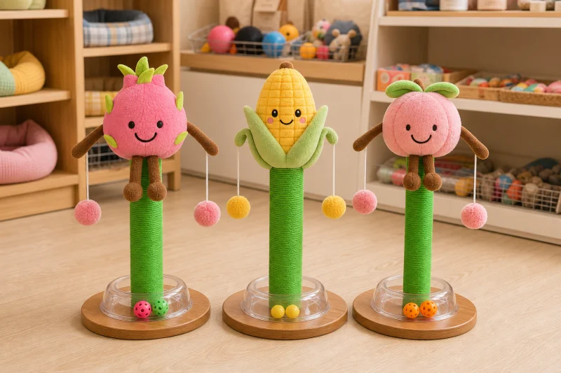 Character Cat Scratching Posts: Display-Friendly SKUs for Pet Stores