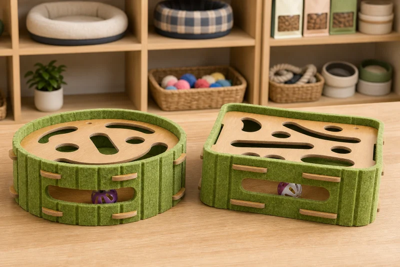 Interactive Cat Puzzle Toys: Hidden-Ball SKUs for Pet Stores and Importers