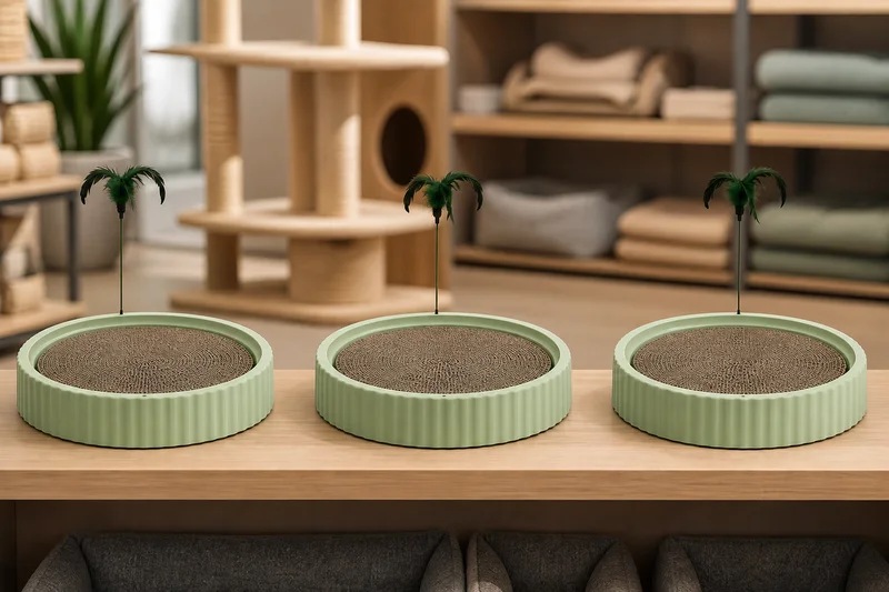Low-Profile Cat Rest-and-Scratch Trays: Compact Shelf SKUs for Pet Stores