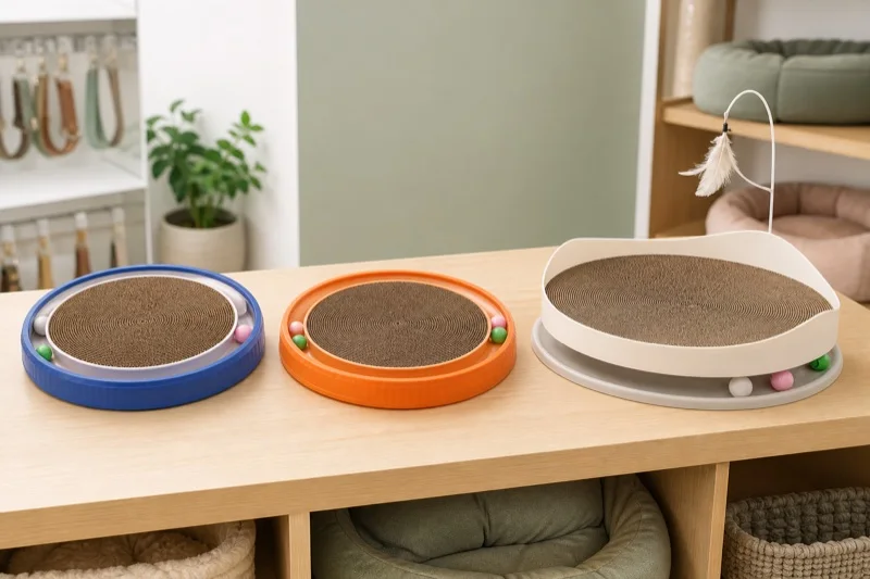 Round Cat Turntable Scratchers: A Compact Retail Range for Cat Supplies Buyers
