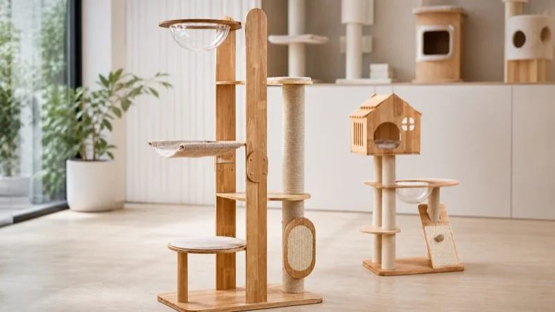Wooden Cat Trees: Sisal Climbing Frames for Premium Cat Furniture Ranges